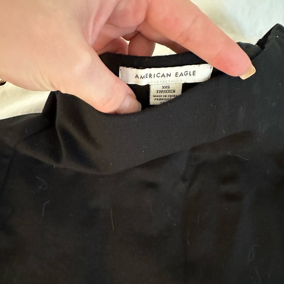 AMERICAN EAGLE Tight Black Mini Skirt - Picture 2 of 5